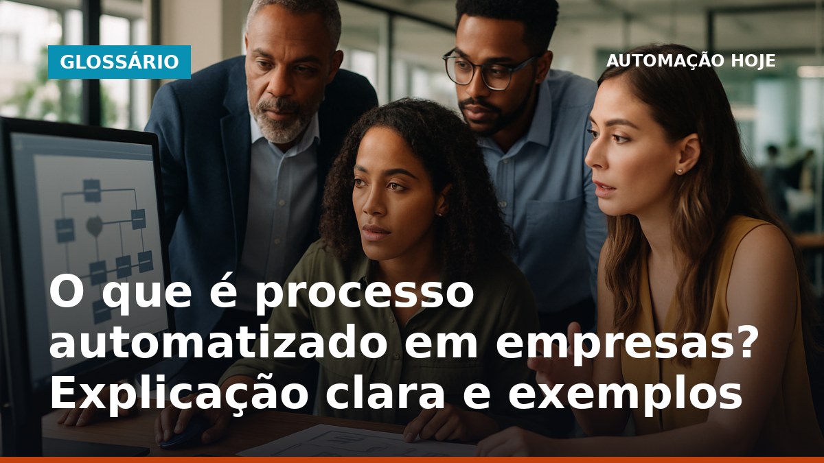 Profissionais analisando processos automatizados em uma empresa brasileira